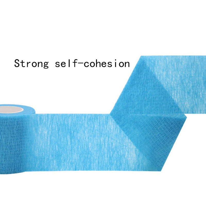 kuou 6 Rolls Pet Vet Wrap, Self-Adhesive Pet Elastic Bandage Injury Wrap Tape for Wrist, Ankle Sprains & Swelling - PawsPlanet Australia