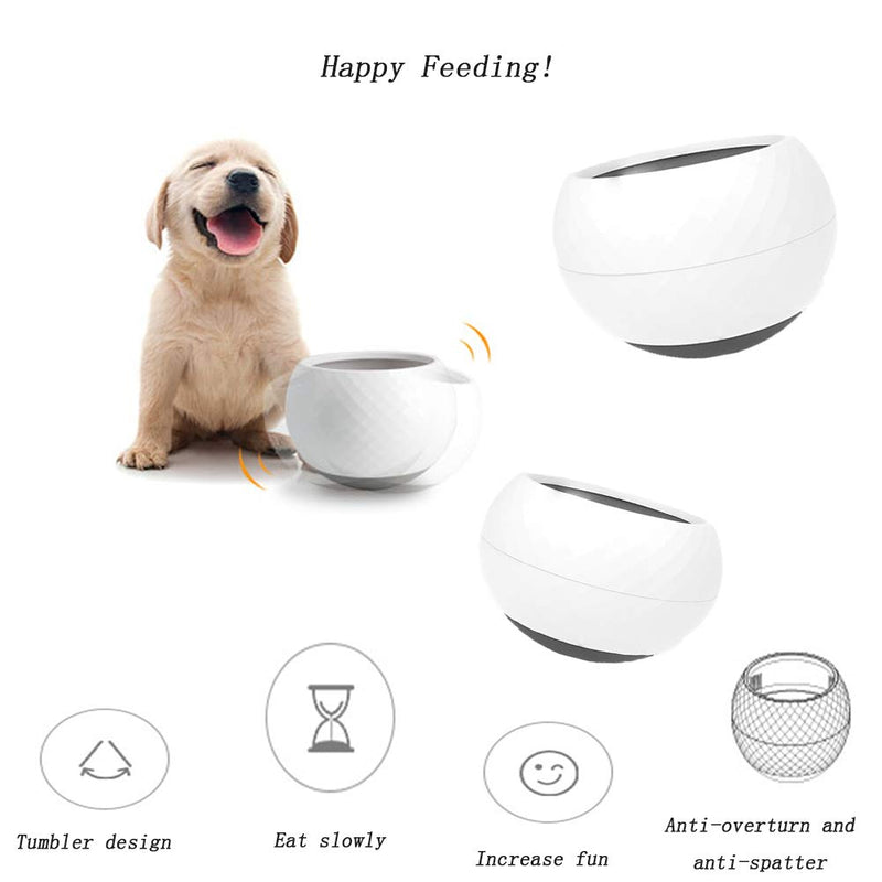 [Australia] - AndThere Slow Feeder Dog Bowl Interactive Fun Feeder Bloat Stop Dog Cat Food Water Bowl, Pet Bowl Dog Dish with Non Skid Design for Dogs & Cats 