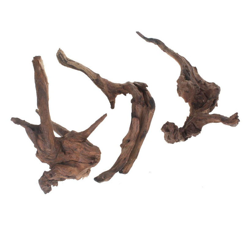 EmoursTM Aquarium Sinkable Driftwood Fish Tank Decoration (S/M- 3 Pack) S/M- 3 Pack - PawsPlanet Australia