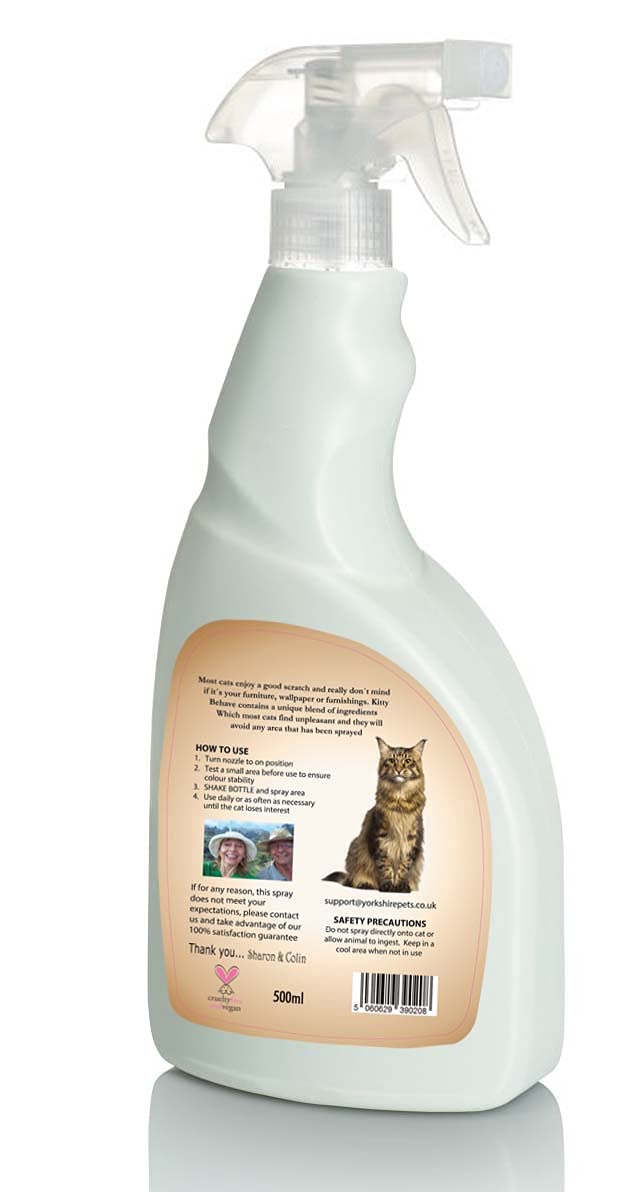 Sweet Willow Kitty Behave Stop Cat Scratching Spray 500ml - PawsPlanet Australia