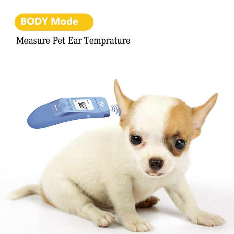 MINDPET-MED Fast Clinical Pet Thermometer for Dogs, Cats, Animals with 3 Switchable Modes, Body Modes accurately measures pet ear temperature - PawsPlanet Australia