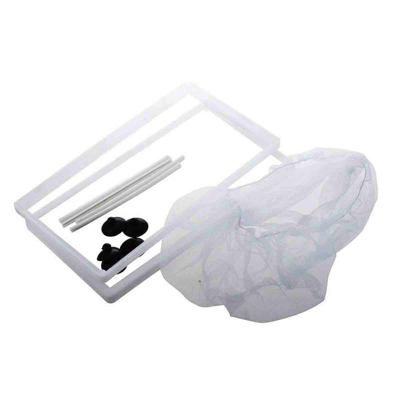 COMOK White Nylon Mesh Fish Fry Hatchery Breeder Box Separation Net w Suction Cups 2Pcs - PawsPlanet Australia