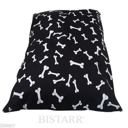 1 Piece LARGE size (27" x 37") DOG BED Pillow ~ Washable Cover with ZIP & Random Designs (COVER + PILLOW) - PawsPlanet Australia