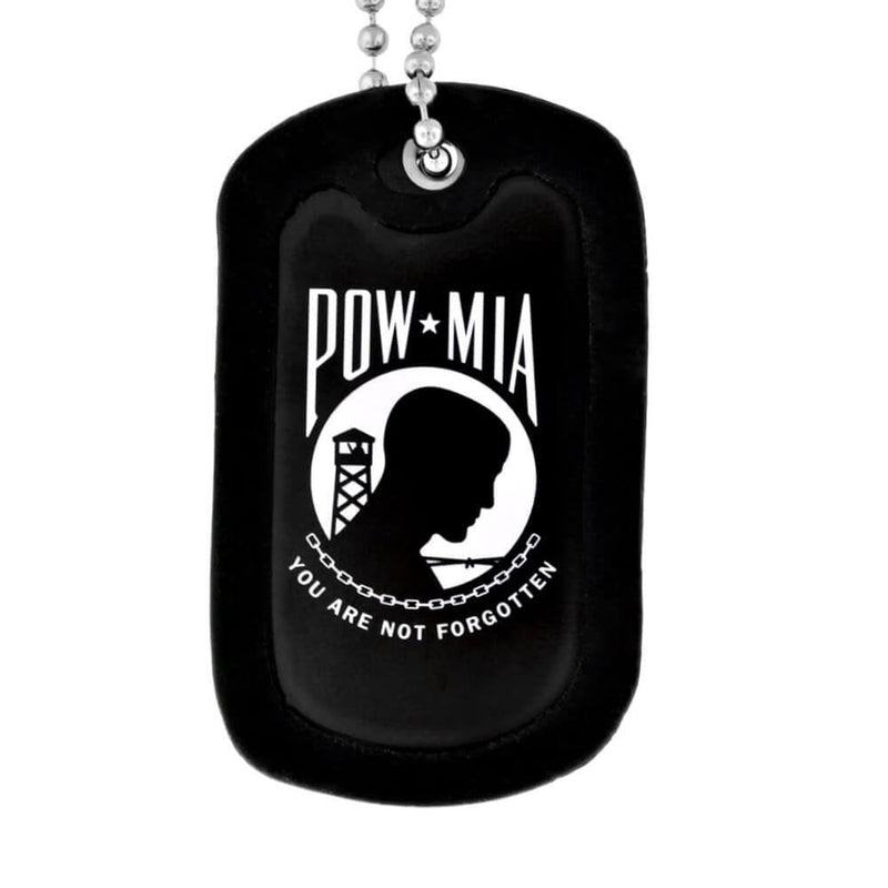 PinMart 5 Pack Military Style Dog Tag Silicone Silencer - Black - PawsPlanet Australia