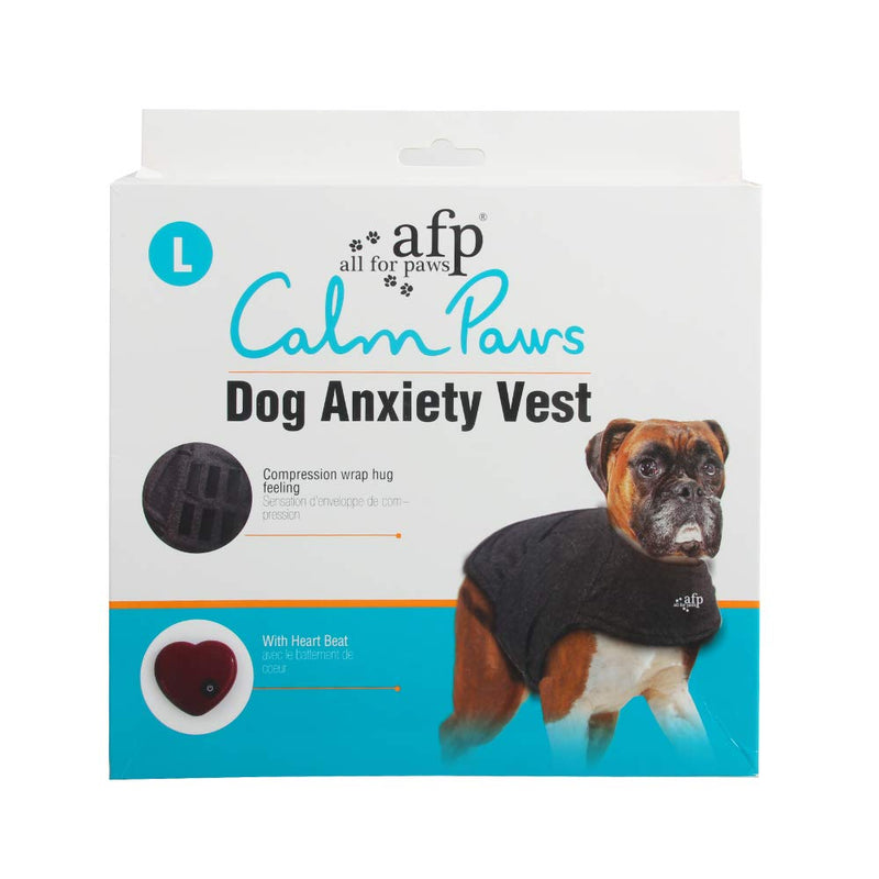 ALL FOR PAWS Adjustable Dog Anxiety Jacket-Anti Anxiety With Heart Beat And Stress Relief Calming Coat Functional Dog Clothes Dog Heart Beat Anxiety Calming Wrap for Dog(S) S - PawsPlanet Australia