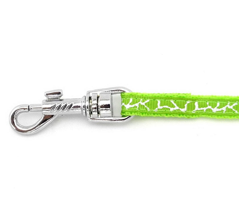Ranphy Small Dog Halter Harness Cat Basic Harness Pet Collar with Leash Set Adjustable for Walking Training Running Hiking Green - PawsPlanet Australia