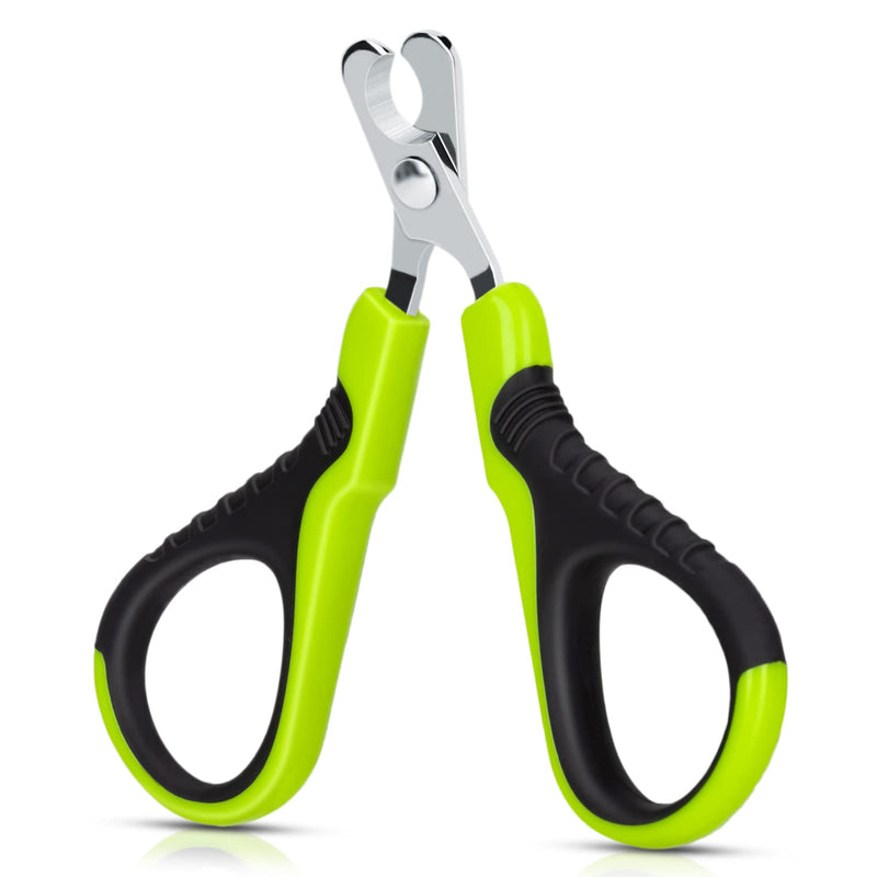 Tarnel professional claw scissors for cats, nail clippers, pets, unique 25 degree cutting head, ideal for small dogs, puppies, cats, rabbits, green - PawsPlanet Australia