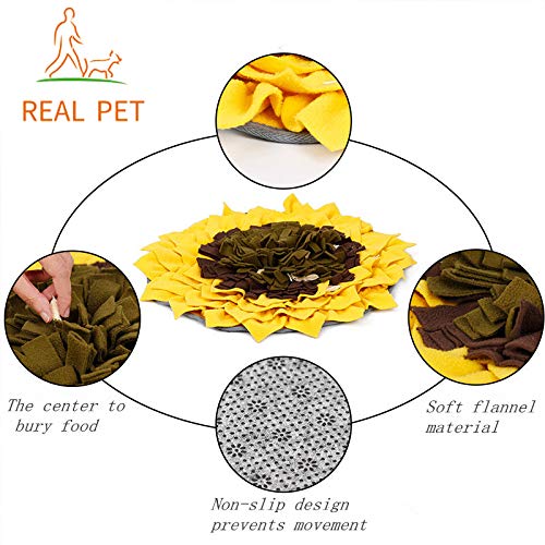 [Australia] - Snuffle Mat - Dog Slow Feeding Mat, Pet Snuffle Mat Nosework Blanket Non Slip Pet Activity Mat for Foraging Skills, Stress Release Durable and Machine Washable - Perfect for Any Pet 