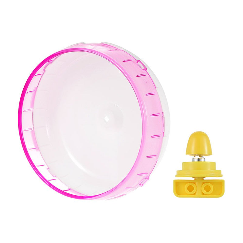 [Australia] - Festnight 8.3inch Pets Exercise Wheels Hamster Mice Gerbil Rat Exercise Wheel Silent Spinner PP Run Disc Small Animal Pet Toy Pink 