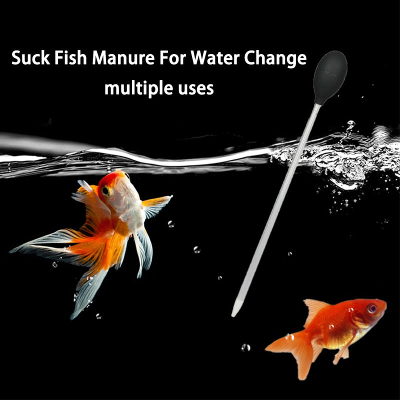 WanFengXue Aquarium Coral Feeder Black Acrylic Marine Fish Reef Feeding Tube 30cm Long Dropper Multifunctional Fish Feeder Tool for Most Aquarium Organisms - PawsPlanet Australia