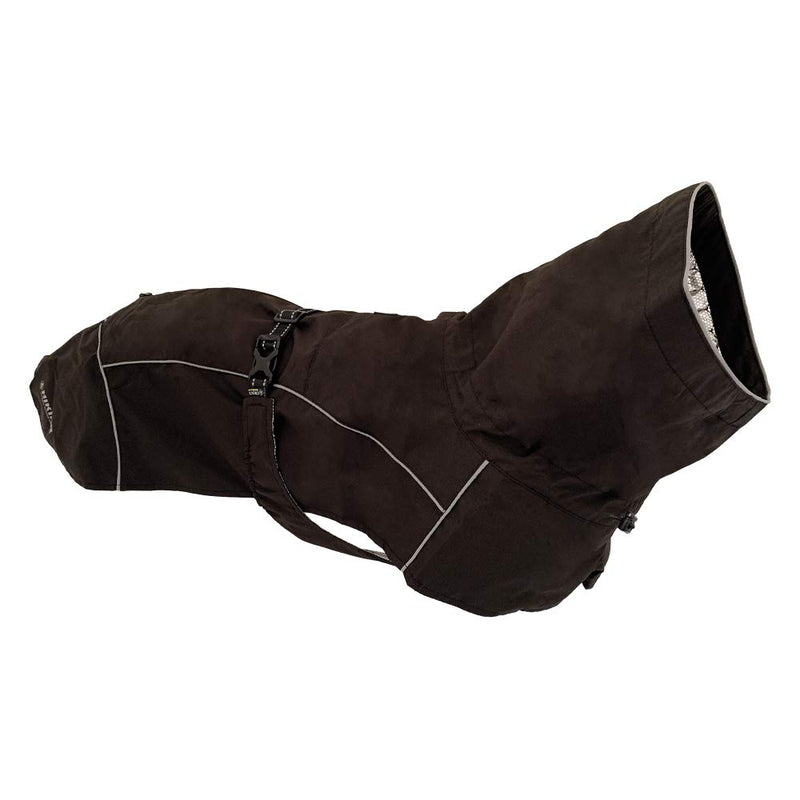 Croci Hiking Coat for Dogs, Waterproof for Dogs, Makalu, Thermoregulating Lining, Black, Size 55 cm - 381 g - PawsPlanet Australia