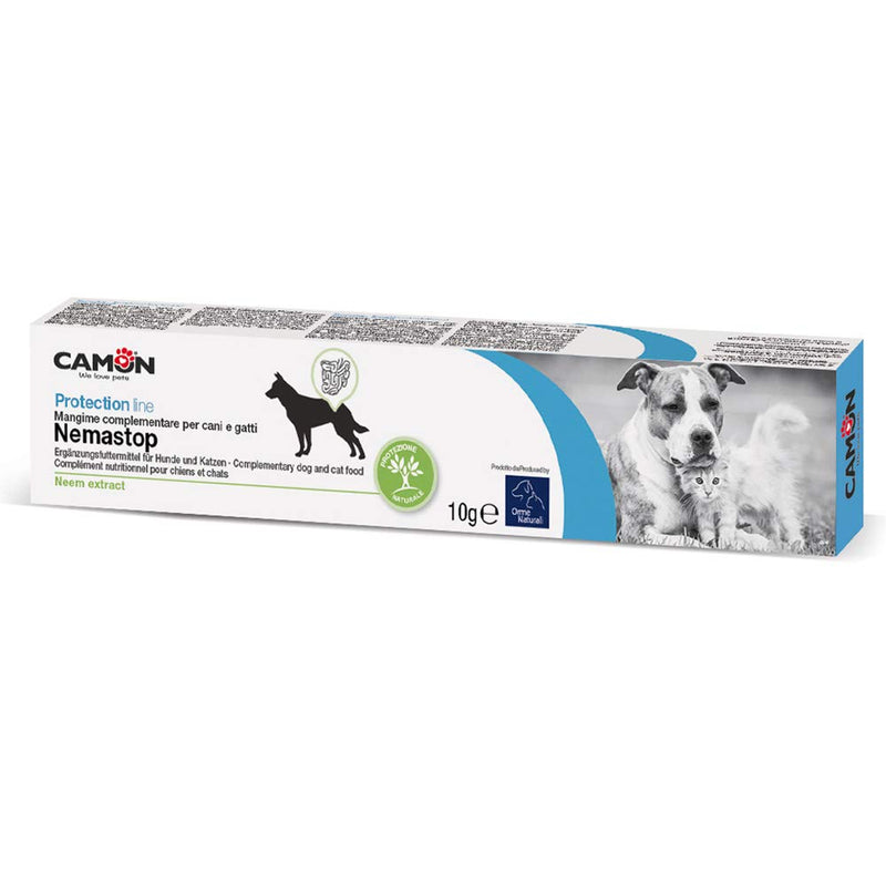 Camon Neemstop, worm medication, worm paste for dogs and cats with neem oil, food syringe for 3 months with herbal active ingredients - PawsPlanet Australia