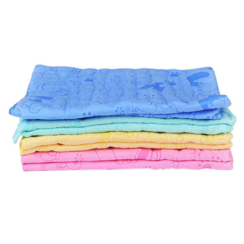 POPETPOP 1pcs Pet Bathing Towel Artificial Deerskin Water Absorption Towel for Dog Car Housework (Random Color, Large Size) - PawsPlanet Australia