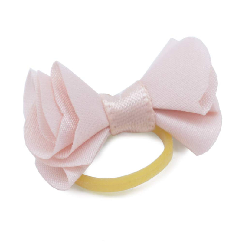 LeerKing Dog Hair Clips Bowknots Cat Puppy Headdress Pet Grooming Hairpin Hair Accessories with Rubber Bands Varies Patterns, 9 Pcs/Pack-Pink Pink - PawsPlanet Australia