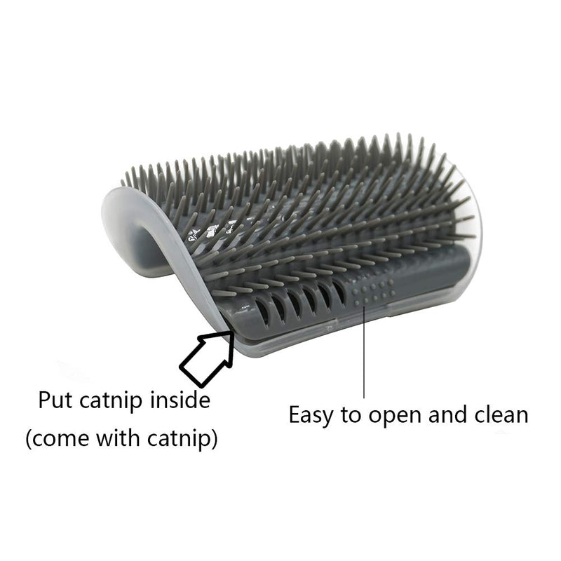 [Australia] - 7 Angry Ants Cat Hair Remover Roller Brush Scrub Paste Nail on Wall Hair Treater Shedding Tool for Cats Catnip Inside 