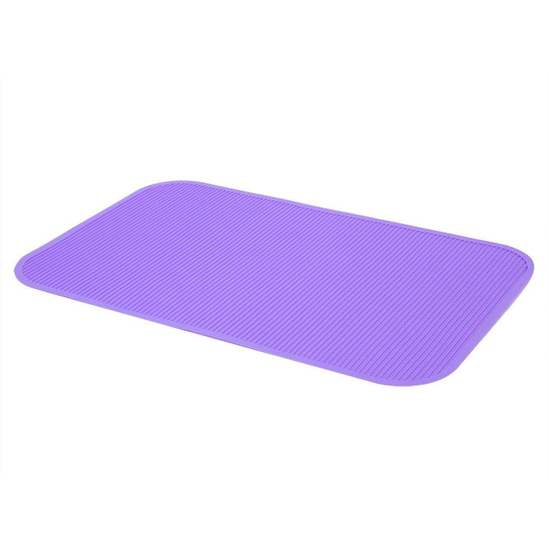 [Australia] - Pssopp Pet Grooming Mat Cat Dog Non-Slip Rubber Bathing Training Mat Pet Grooming Table Slip Resistant Rubber Mat(Purple) 