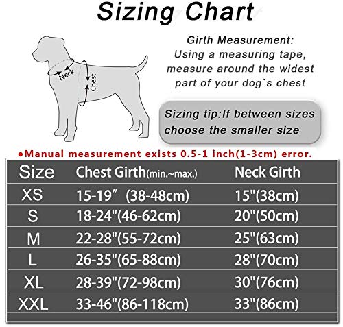 JSXD Dog Harness,No-Pull Service Dog Harness with Handle Adjustable Outdoor Pet Dog Vest 3M Reflective Nylon Material Vest for Breeds,Easy Control for Small Medium Large Dogs XS Black - PawsPlanet Australia