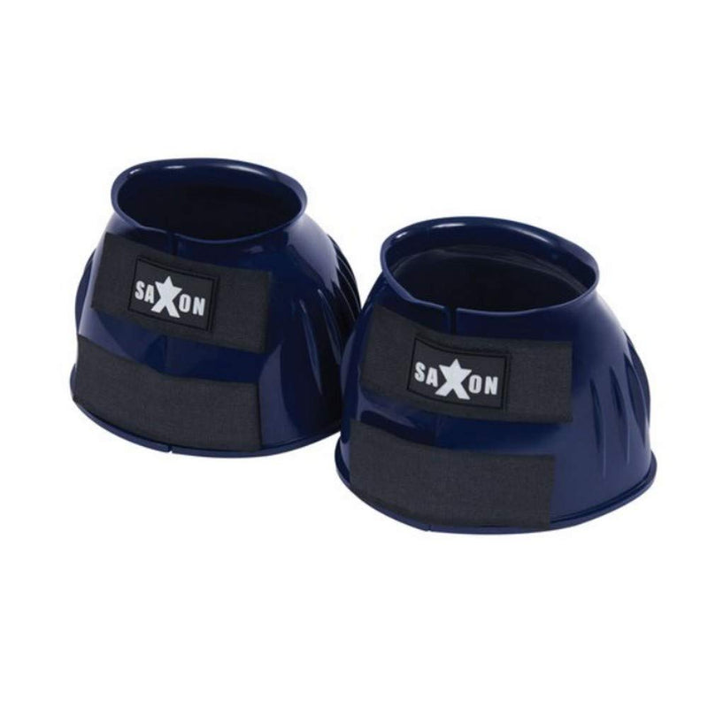 Saxon. Double Tape PVC Ribbed Bell Boots Royal Blue Cob - PawsPlanet Australia