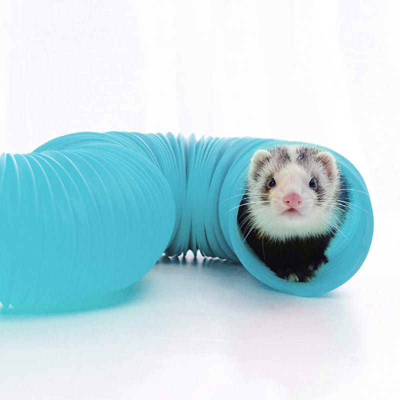 ASOCEA Small Pet Fun Tunnel Hamster Interactive Tube Toy Guinea Pigs Collapsible Tunnel Hideout for Small Rabbits Ferrets Chinchillas Rats and Other Small Animals Training Hiding - PawsPlanet Australia