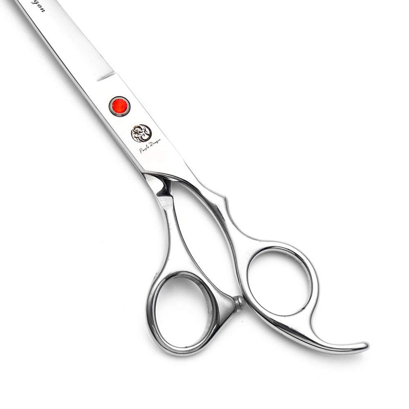 Purple Dragon 4“/5"/5.5"/6"/6.5"/7"/7.5"/8"/9"/10" Sharp Edge Salon Hair Cutting Shears - Pet/Dog Grooming Scissors with Bag - Perfect for Barber or Pet Groomer 8 inch - PawsPlanet Australia