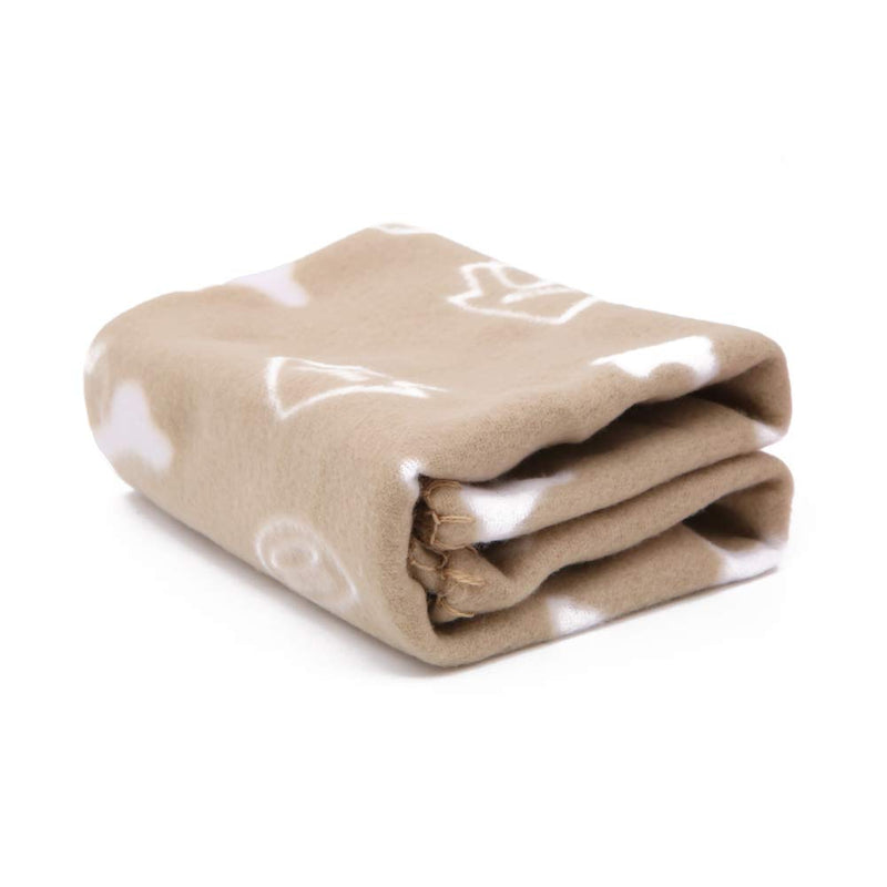 6 Pieces Pet Blanket Cushion Dog Cat Soft Warm Blankets Puppy Washable Sleep Mat Pad Bed Cover With Paw Print(60 x 70cm/23.6 x 27.6 inch, Multicolor) - PawsPlanet Australia