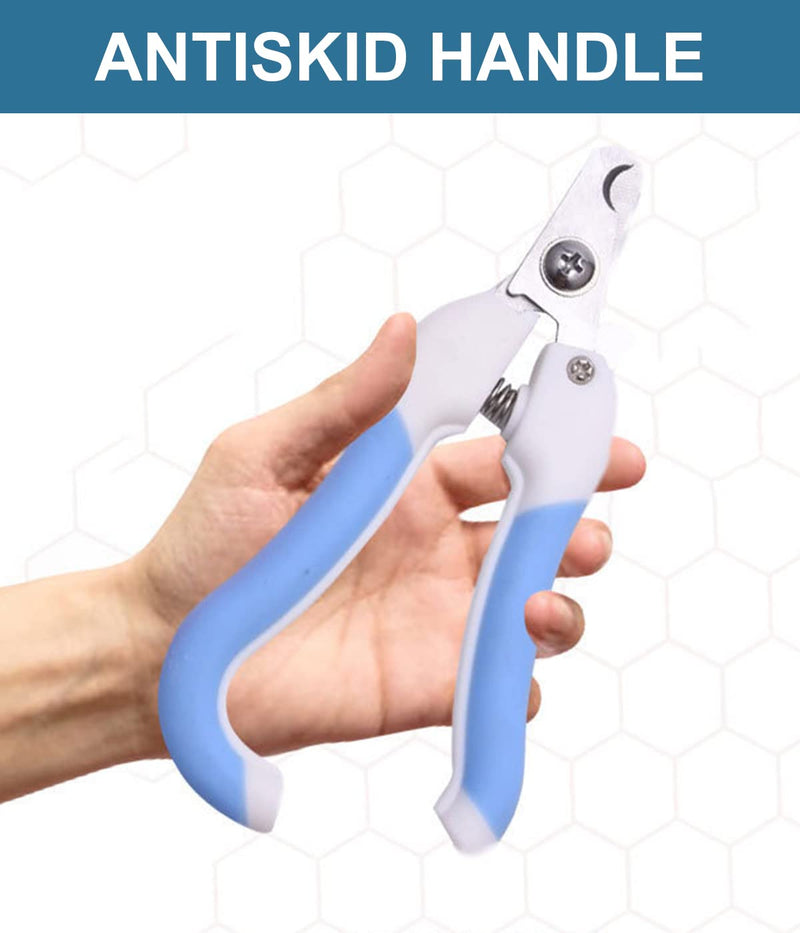piece dog nail clipper, dog nail file, cat claw cutter, claw scissors for cats, nail scissors for cats, equipped with 1 nail file, for trimming pet claws (blue). - PawsPlanet Australia