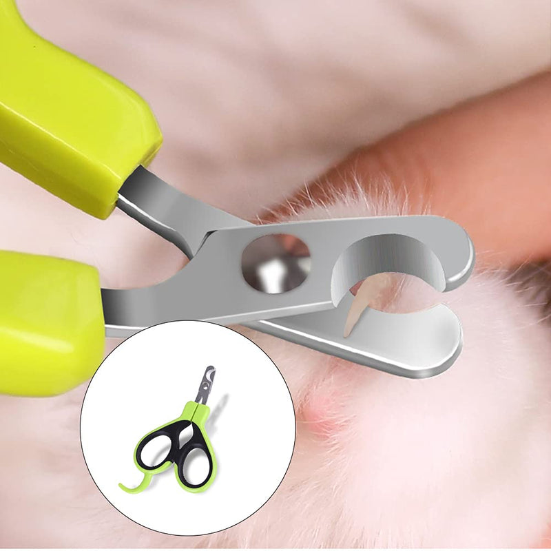 NA 2 Pcs Pet Nail Clippers Pet Claw Trimmer Pet Accessories for Rabbit Puppy Kitten Kitty Guinea Pig Small Dog - PawsPlanet Australia