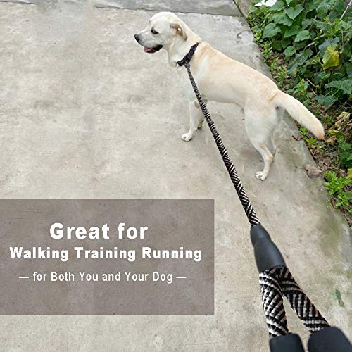 [Australia] - YUCFOREN 5FT/7FT/8FT/10FT Heavy Duty Rope Dog Leash, 1/2" Diam Strong Climbing Nylon Medium Large Dog Leash with Soft Padded Handle – for Outdoor Pets Walking Playing Exploring 5’ x 1/2" Black 