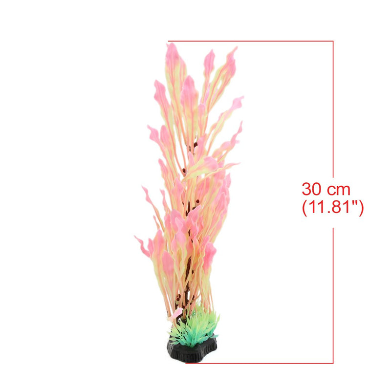 [Australia] - uxcell Plastic Seaweed Plant Aquarium Terrarium Landscape Decoration Habitat Decor for Reptiles and Amphibians Pink 