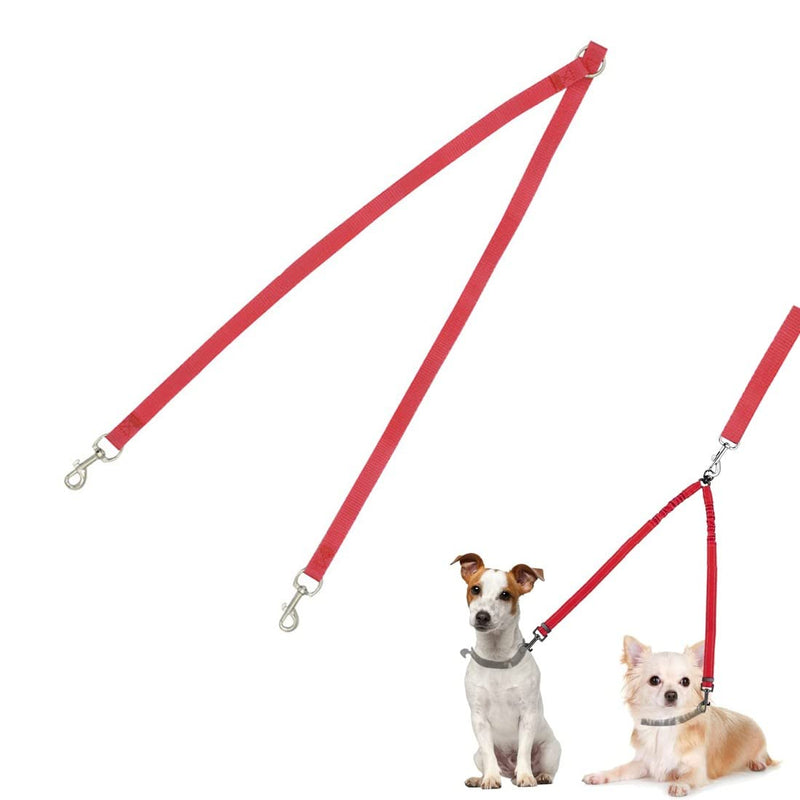 WEIESCIE Adjustable Double Pet Trainer Leash No Tangle Double Dog Double Distributor Leash Walking Trainer Leash for Two Dogs - PawsPlanet Australia