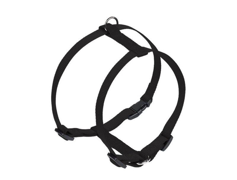 Nobby Classic harness, black, SM, chest: 30/50 cm, W: 15 mm, length 30-50 cm; Width 15mm - PawsPlanet Australia