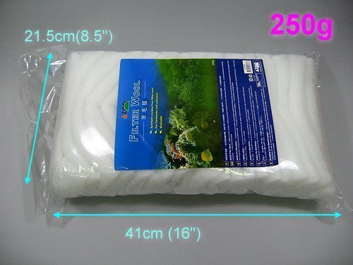 [Australia] - AZOO Filter Biological Wool 250g Aquarium Media pad New 