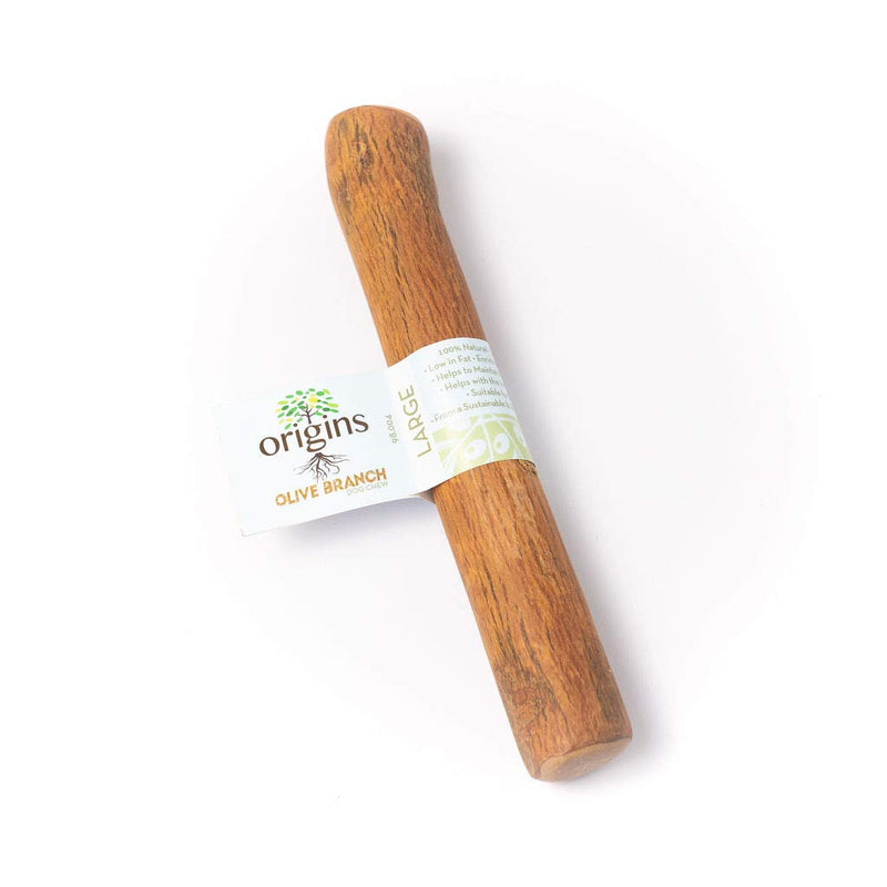 Olive Wood Dog Chew Large Pack of 2 Dogwood Stick - PawsPlanet Australia