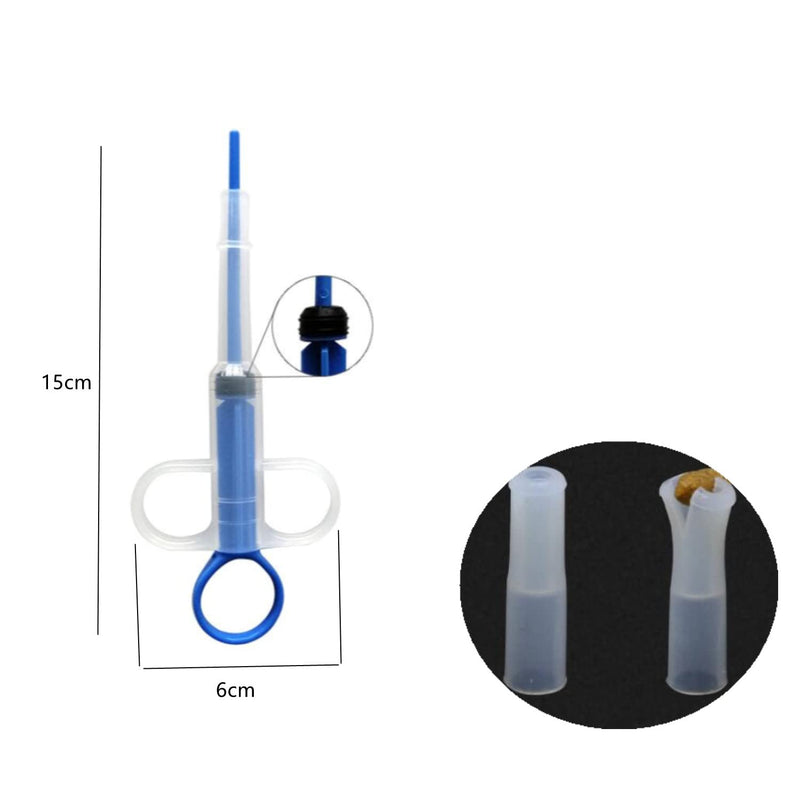 通用 2 Pieces Pet Pill Syringe Plastic Soft Tip Syringe Dog Piller Pill Gun Tablet Feeder Pill Putter Syringe Use for Cats Dogs Pill - PawsPlanet Australia