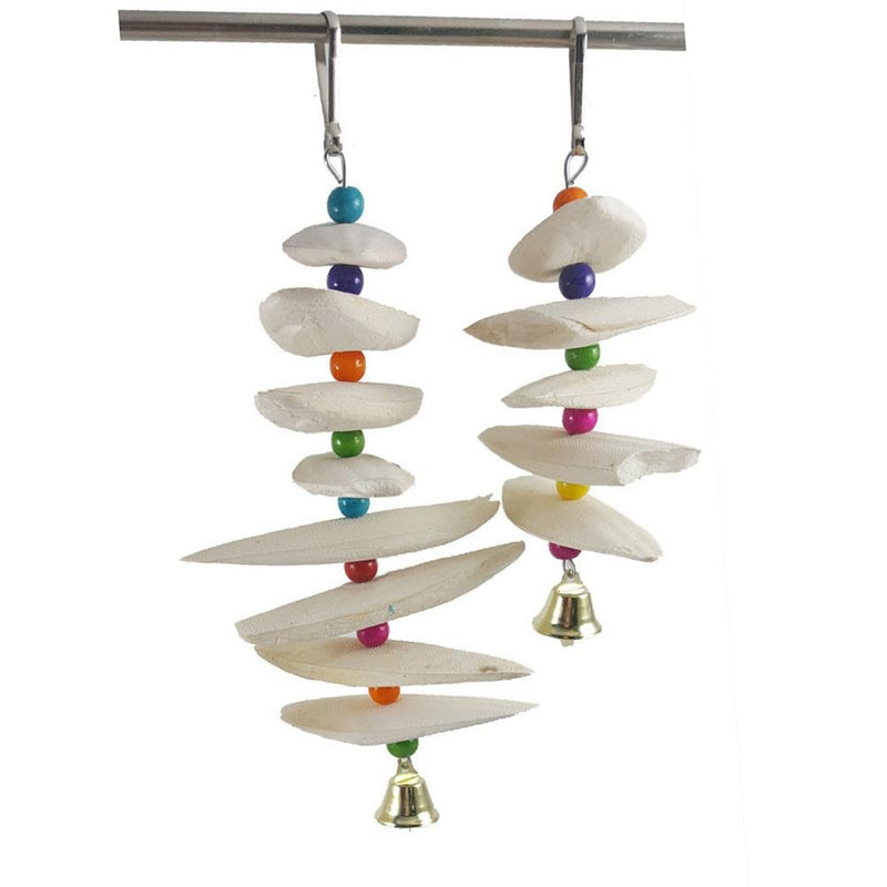 Birds Parrots Chewing Toys Bite Training Hanging Cage With Cuttlefish Bone Shell, Parrot Bird Chewing Toy Calcium Stone Cuttlefish Bone Bite Grinding Teeth Supply S - PawsPlanet Australia