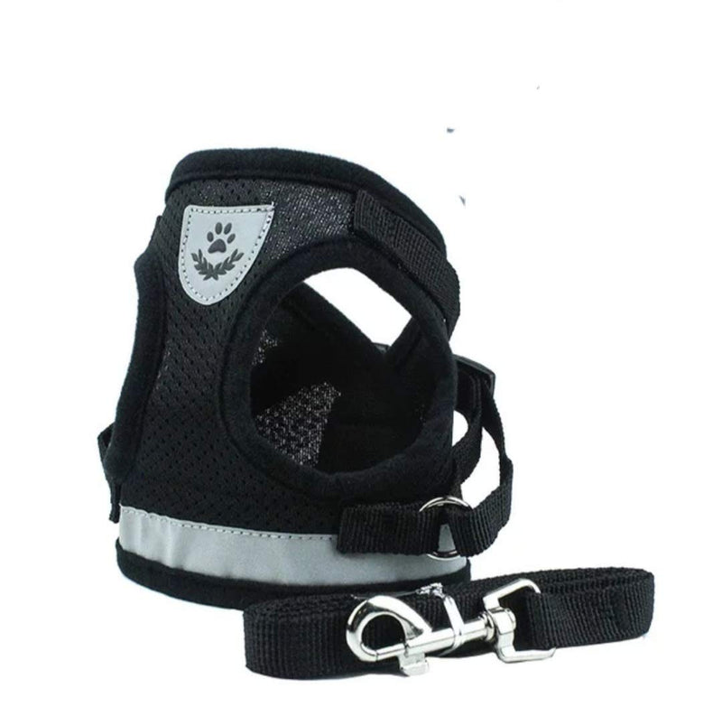 Pet Dog Harness Reflective Padded Dog Pulling Harness:Black Medium Size:27-32 in/69-81cm-for Training & Guard- Protect & Guard Your Dog. - PawsPlanet Australia