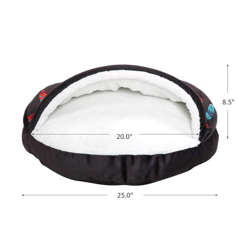 Small Dog Bed & Cat Bed - Cat Beds for Indoor Cats Cave, Washable Super Soft Covered Pet Bed, Cave Dog Bed, Cozy Cuddler - PawsPlanet Australia