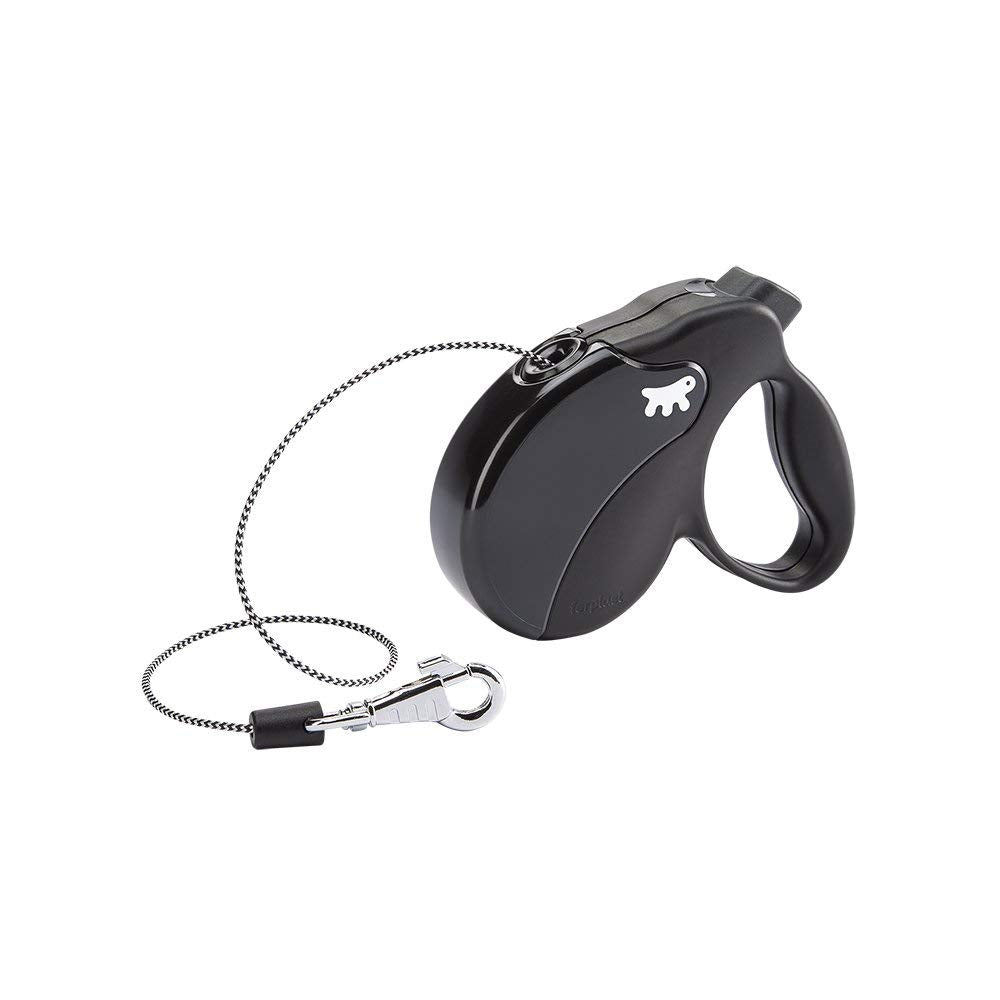 Ferplast extendable dog leash AMIGO CORD MINI, extendable cord, 3 m, max. 12 kg, black - PawsPlanet Australia