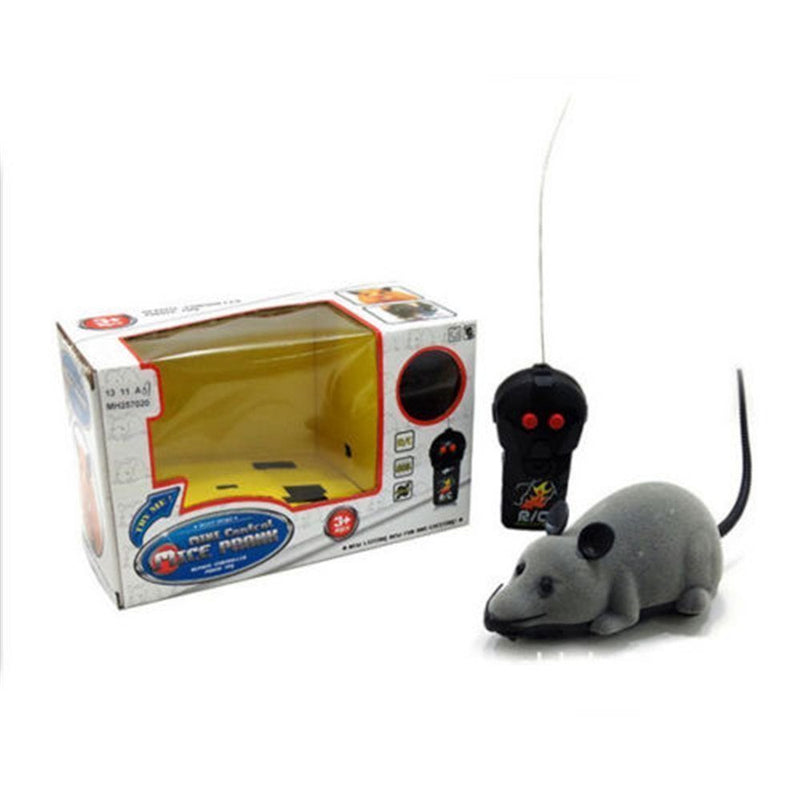 Yosoo Novelty & Fun Wireless Remote Control RC Rat Mouse Toy for Cats Dogs Pets Kid (Gray) - PawsPlanet Australia