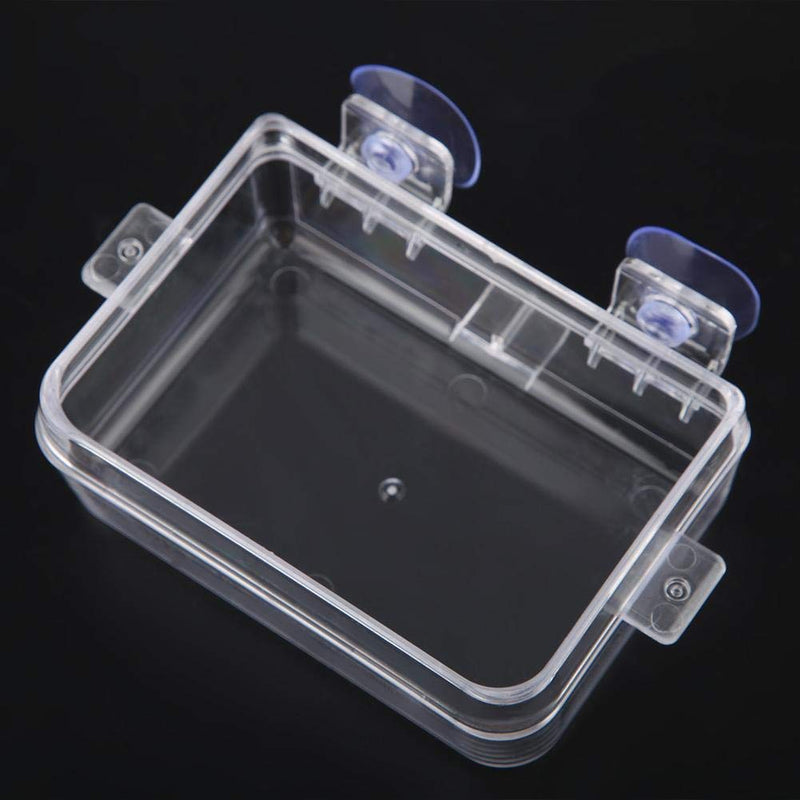 Pssopp Reptile Feeder Dish Amphibians Food Water Bowl Anti-escape Worm Feeding Basin with Suction Cup for Tortoise Gecko Snakes Lizard Spider - PawsPlanet Australia