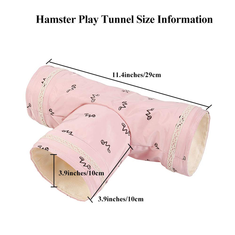 ASOCEA Collapsible Hamster Play Tunnel Small Animal Hideaway Pet Toy Nest Cage House Accessories for Guinea Pig Chinchillas Mice Rats Gerbil Rat Squirrel - PawsPlanet Australia