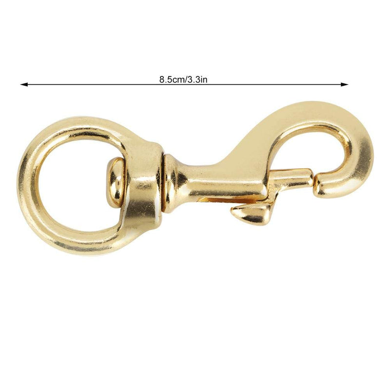 Pssopp Brass Lobster Clasps Swivel Trigger Hook High Strength Pet Leash Rope Clip Cat Dog Traction Leash Clips - PawsPlanet Australia