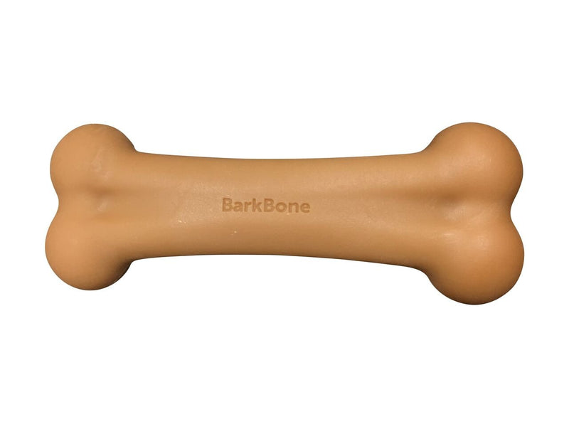 Pet Qwerks Flavor Infused BarkBone - Durable Chew Toy for Aggressive Chewers, Tough Extreme Power Chewer Bones | Made in USA BBQ Small - PawsPlanet Australia
