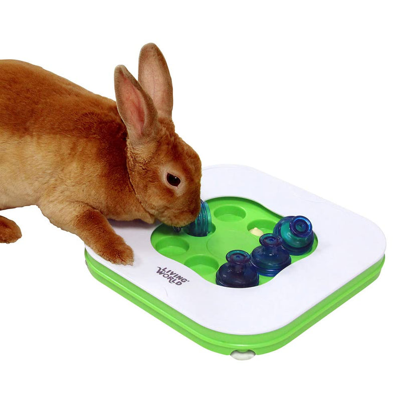 Living World 3in1 interactive toy for rabbits, chinchillas, guinea pigs and rats - PawsPlanet Australia