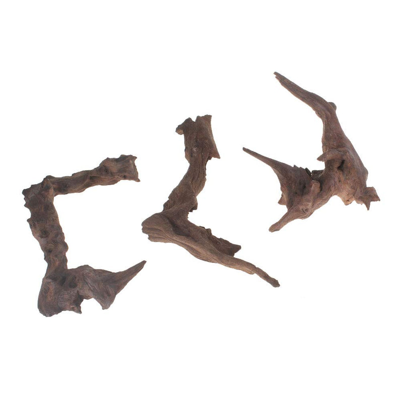 EmoursTM Aquarium Sinkable Driftwood Fish Tank Decoration (S/M- 3 Pack) S/M- 3 Pack - PawsPlanet Australia