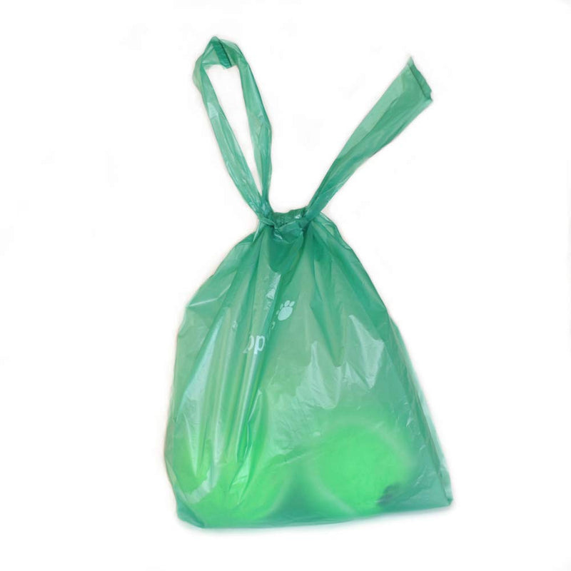 [Australia] - ZippyPaws - Dog Poop Pick-Up Bags, Large Strong Waste Bags with Easy-Tie Handles, Measures 14.5 Inch by 5.5 Inch - 210 Count Green 