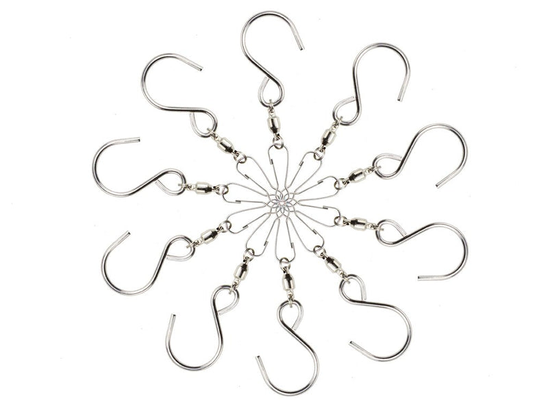 Set of 10 Swivel Hooks, Bird Feeder Hanger, Wind Chimes Hanger, Plant Hanger Extensions, Garden Decor Spring Garden Gift - PawsPlanet Australia