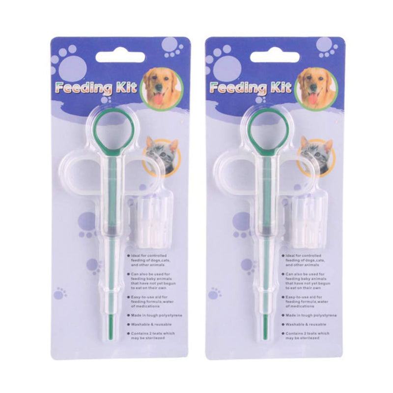 Balacoo 3Pcs Pet Medicine Feeder Syringe Liquid Feeding Kit for Cat Kitten Dog Puppy Small Animal - PawsPlanet Australia