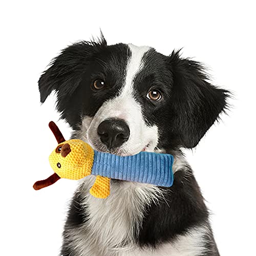 Plush Dog Toys, Interactive Squeaky Plush Puzzle Dog Toys Puppy Toys with Durable and Machine Washable Cuddly for Medium Small Dogs 1pack - PawsPlanet Australia