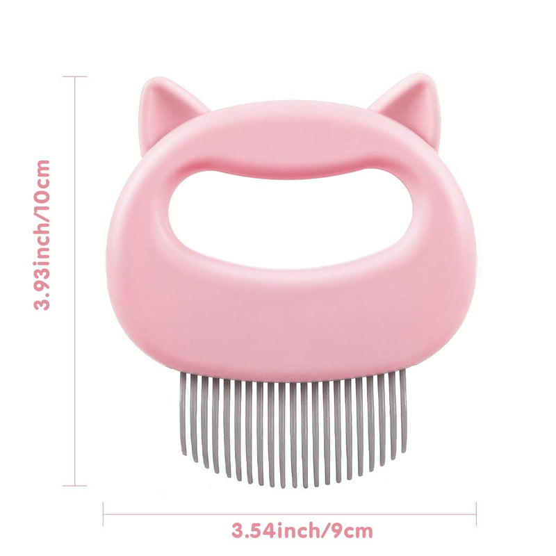 GothicBride cat brush, pet cat brush, cat combs, pet brush, long hair, short hair, washable care massage pet comb (pink). - PawsPlanet Australia